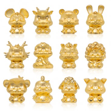 국제표준금거래소 십이지신+1 순금 피규어 3.75g