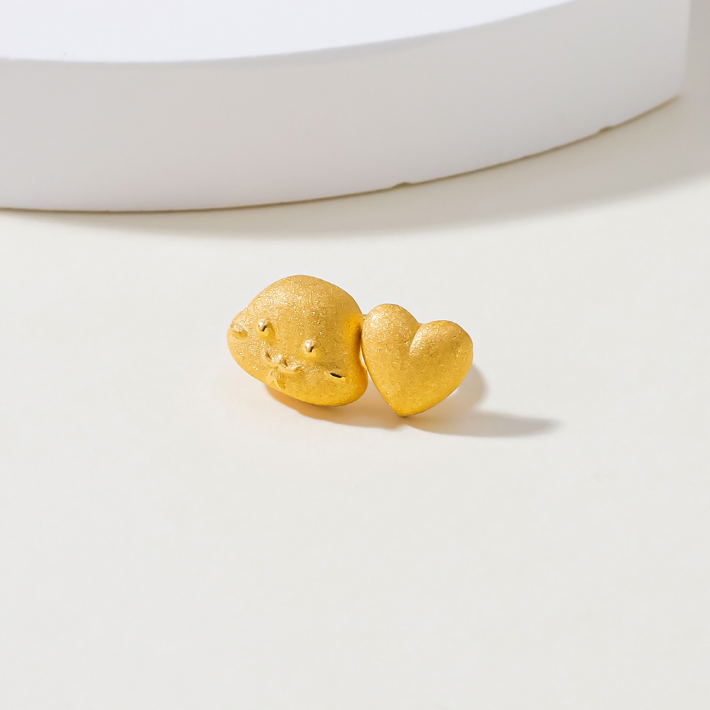 뱀하트 돌반지