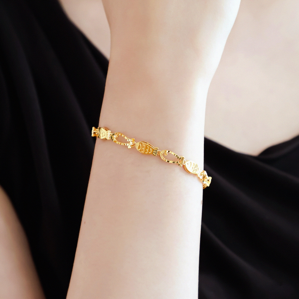 물고기 콤비 팔찌