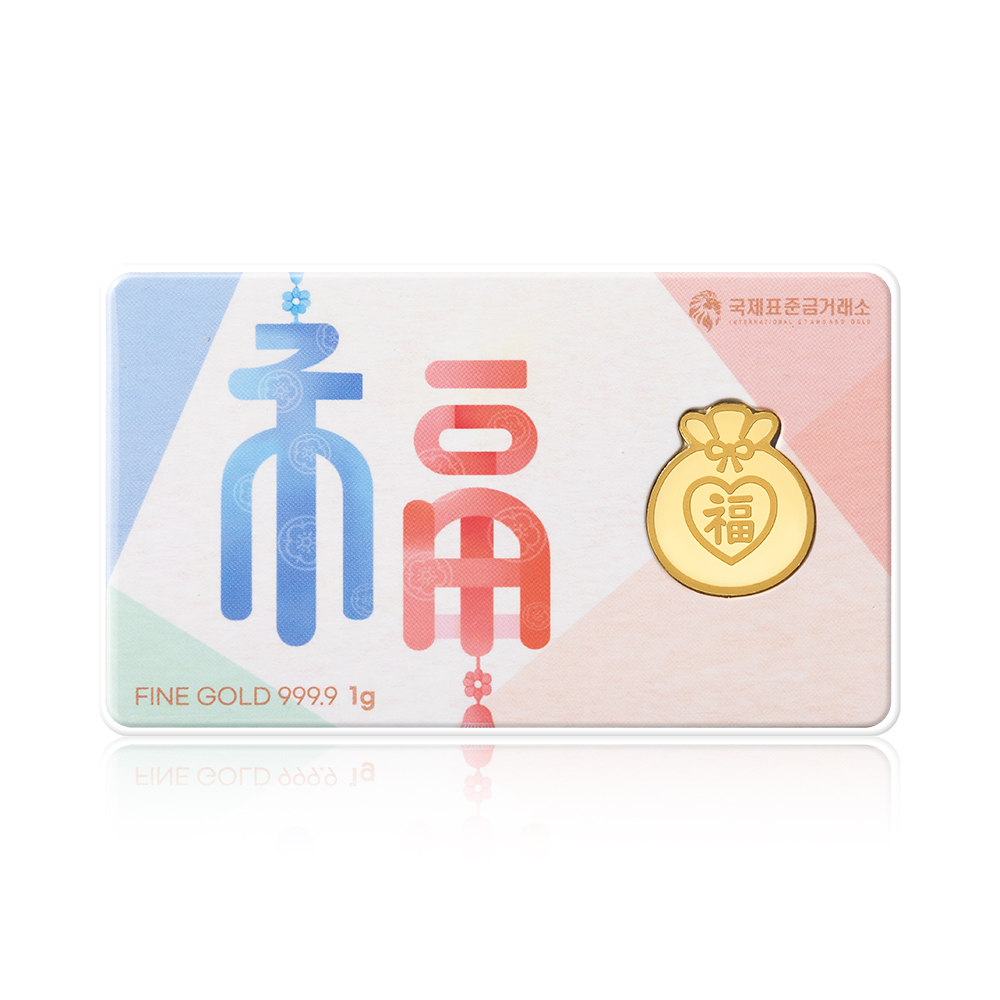 국제표준금거래소 오복 골드바 1g, 3.75g