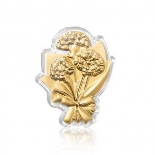 0.2g 카네이션 꽃다발 골드바